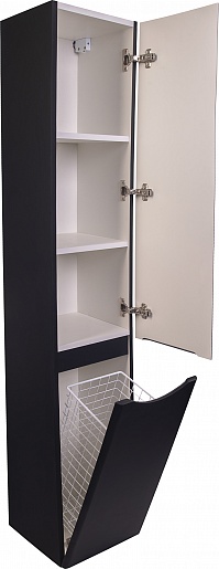 Колонна универсальная Style Line "Бергамо" с корзиной, черный, PLUS