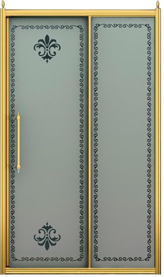 Душевая дверь в нишу Cezares Retro scorrevole BF1 120 PP G