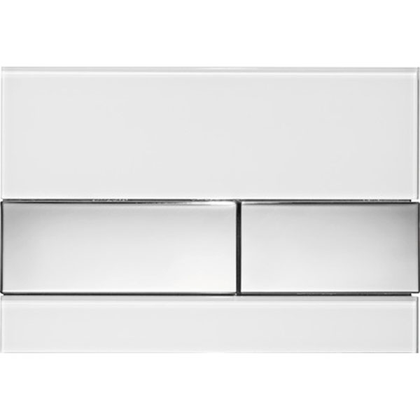 Стеклянная Клавиша смыва унитаза TECE для системы с двойным смывом, 9240802