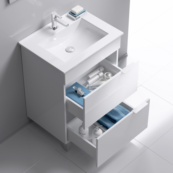 Напольная тумба без раковины AQWELLA 75см., Br.01.07/2/W