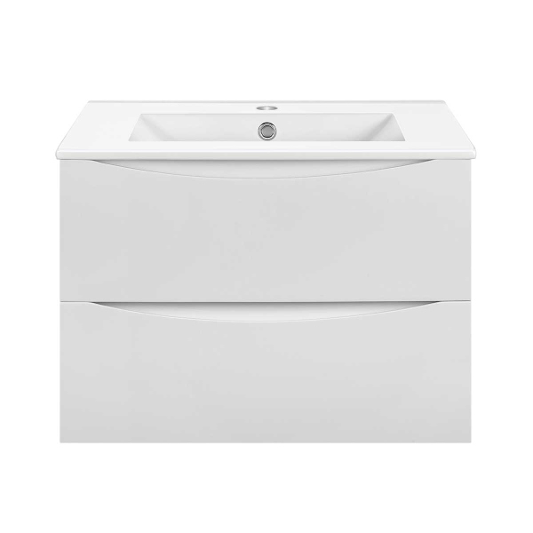 Тумба без раковины Vincea Mia Slim 600 подвесная, G.White, VMC-2MC600S1GW