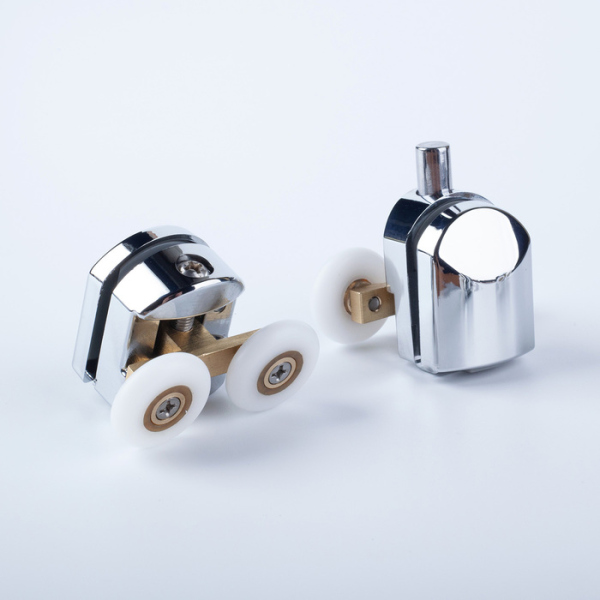 Ролики IDDIS 2 верхних двойные, 2 нижних одинарные, D=23 мм хром, стекло 5-6 мм (966M23C6DZ)