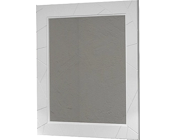 Зеркало Луиджи 90, цвет белый матовый