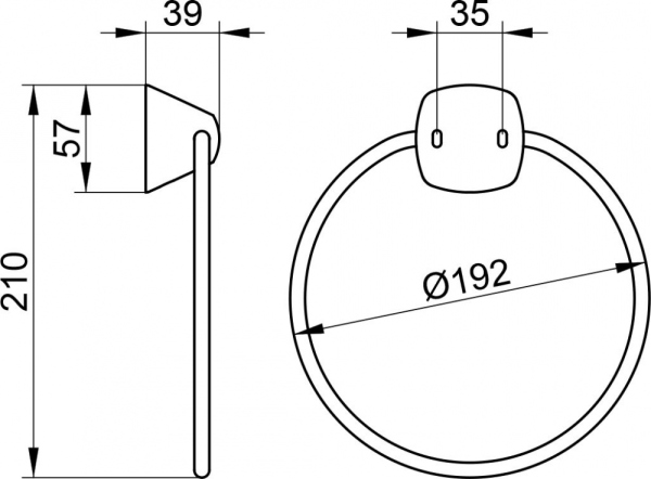Полотенцедержатель Keuco City.2 02721