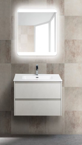 Тумба с раковиной Belbagno KRAFT, KRAFT-600-2C-SO-BO+ BB600ETL (готовый набор)