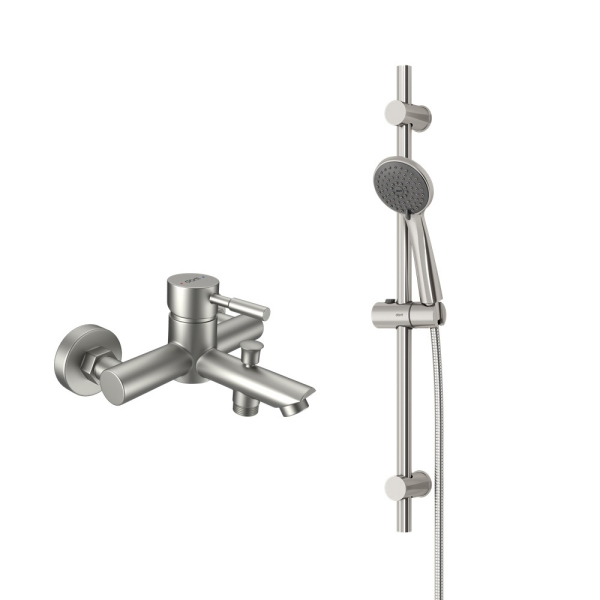 Смеситель для ванны и душа с душевым комплектом Dorff Logic NEW, D0103030SS