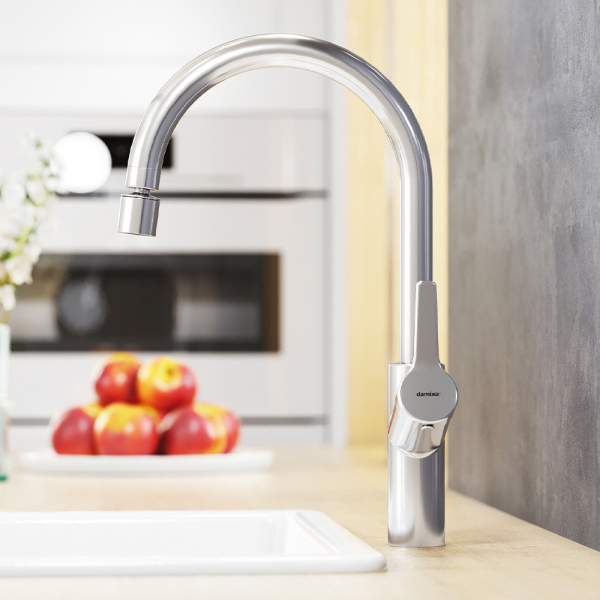 Смеситель для кухни с двухрежимным регулируемым аэратором Damixa Eclipse, 310722000