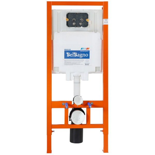 Комплект 3 в 1: Унитаз, инсталляция, клавиша смыва, BB3105CHR/SC/BB002-80/BB005-PR-CHROME