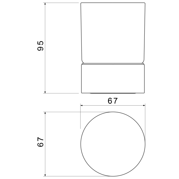 Стакан настольный для зубных щеток Timo Saona золото матовое (13231/17)