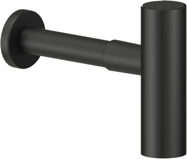 AV00107/10BM сифон, матовый черный