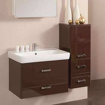 Тумба под раковину Акватон Америна 70 цвет Коричневый 1A137601AM430