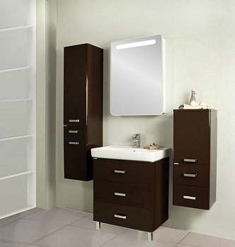 Тумба под раковину Акватон Америна 60 цвет Коричневый 1A168901AM430