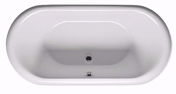 Акриловая ванна RIHO DUA FS 180x86 BLACK AND WHITE, BD0166500000000