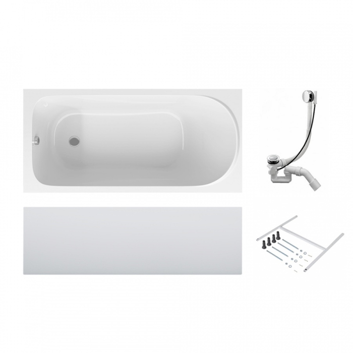 Акриловая ванна AM.PM Sense W75A-170-070W-KL 170х70 см