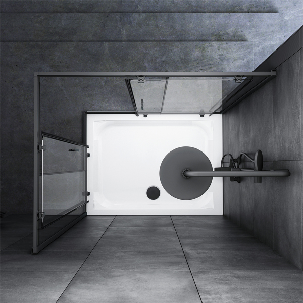 Душевое ограждение 120x90 см, без поддона AM.PM Gem, W90G-404-120290-BT