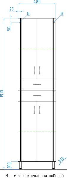 Колонна Style Line Эко Стандарт, ЛС-00000379