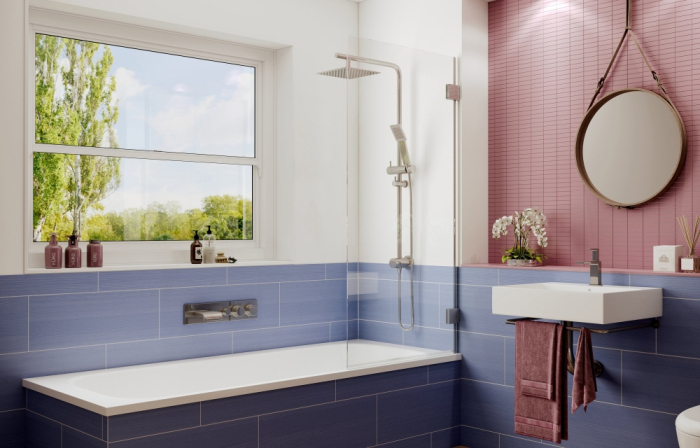 Шторка для ванны Ambassador Bath Screens 16041101 (700x1400)