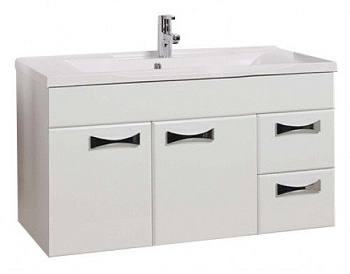 Тумба с раковиной Акватон Диор 1A1677K1DR010 цвет Белый