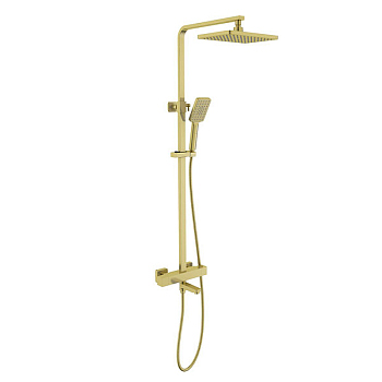 Душевая система с термостатом Timo Tetra-thermo (SX-0169/17) золото матовое