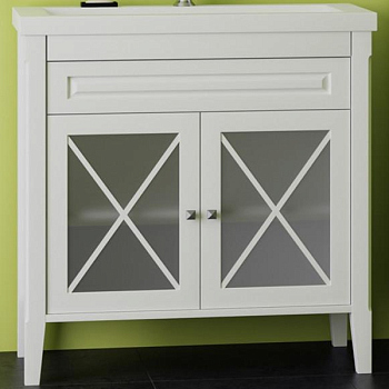 Тумба для комплекта Opadiris Палермо 90 белая матовая