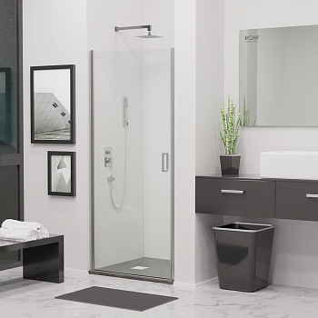 Душевая дверь RGW LE-04, 06120308-11, Хром, 80*195