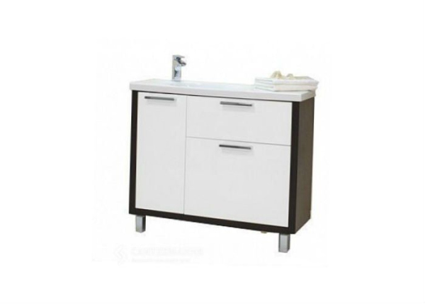 Тумба для раковины Акватон Брайтон 80 (1A186001BR500) венге