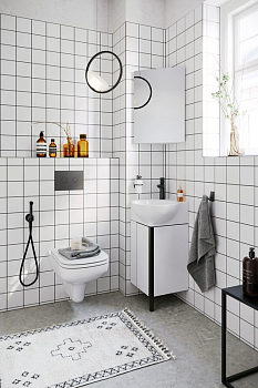 Напольная тумба без раковины AQWELLA 45см, POR0104WB