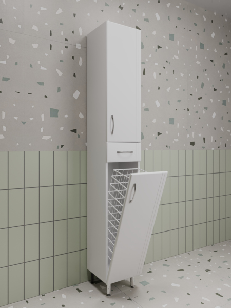 Колонна Style Line Эко Стандарт 30 с бельевой корзиной, ЛС-00002328