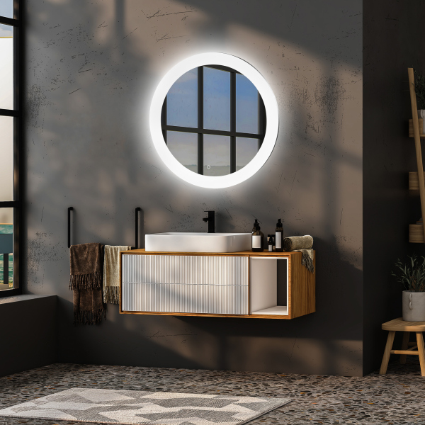 Зеркало ABBER Mond AG6202SL-0.77 с подсветкой, сенсорный выключатель, диммер