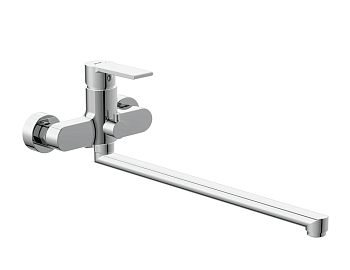 Смеситель Cersanit для ванны BRASKO с длинным изливом однорычажный