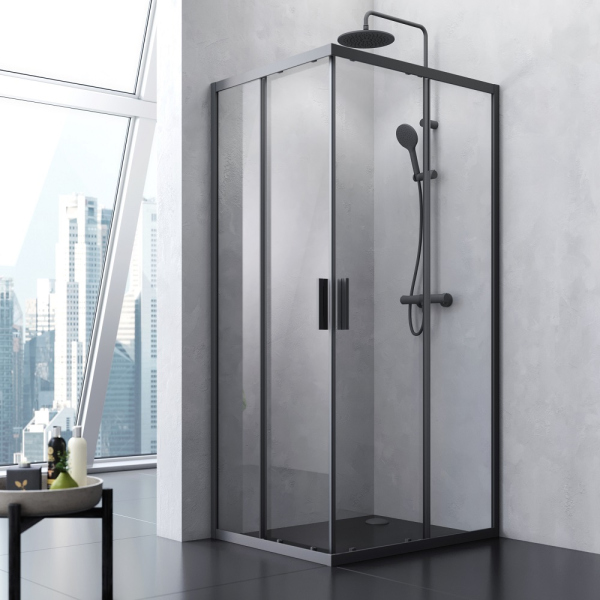 Душевое ограждение 100х80 см, без поддона AM.PM Gem S, W93G-404-100280-BT