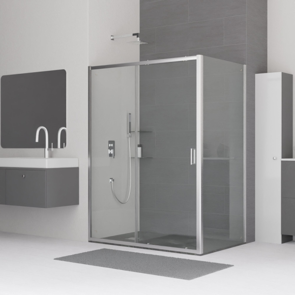 Душевой уголок RGW CL-48 (CL-14 + Z-050-1), 32094802-011, Хром, 120*100*185