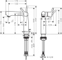 Смеситель Hansgrohe Talis S 72113000 для раковины, с донным клапаном