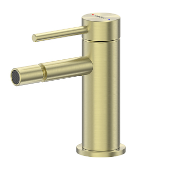 Смеситель ABBER Wasser Kreis 316 AF8124BG для биде, золото брашированное