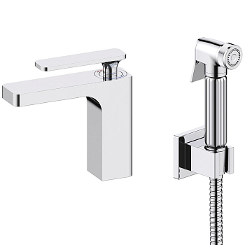 Смеситель для раковины с гигиеническим душем Timo Torne 4360/00G хром