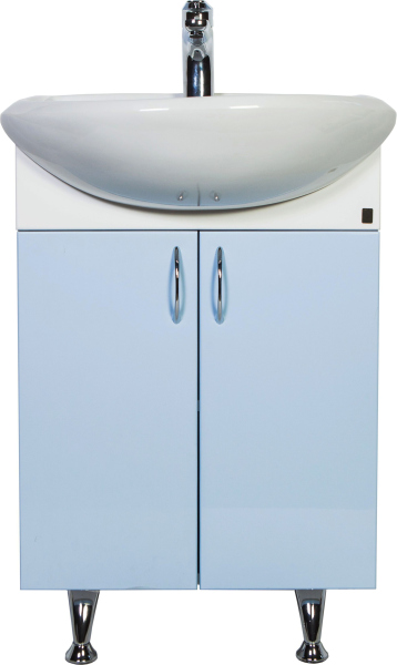 Тумба с раковиной 1 Orange Роса 50 голубая