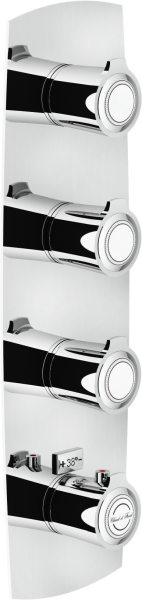 SI98104CR SOFI термостатический смеситель для ванны 4 выхода (внешняя часть)