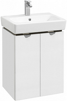Тумба под раковину Акватон Скай PRO 55 белый глянец 1A238101SY010