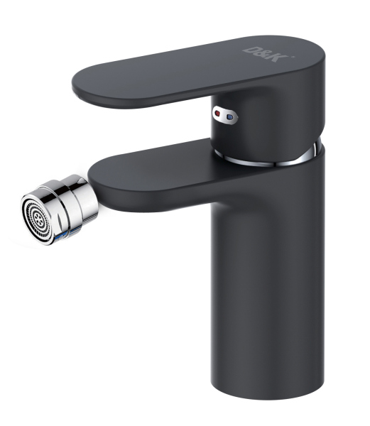 Смеситель для биде D&K Durer Bayern Black (DA1252205) чёрная тефлоновая поверхность