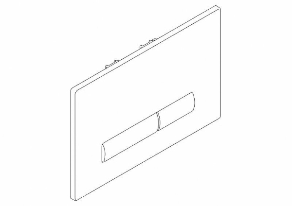 Кнопка смыва BelBagno GENOVA, цвет-белый, BB018-GV-BIANCO