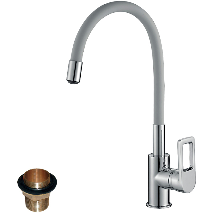 Смеситель Rossinka Z Z35-35U-Gray для кухонной мойки