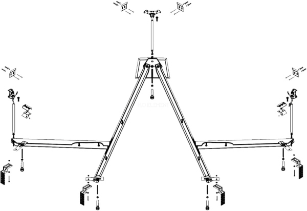 Каркас для ванны Cezares Plitvice 140