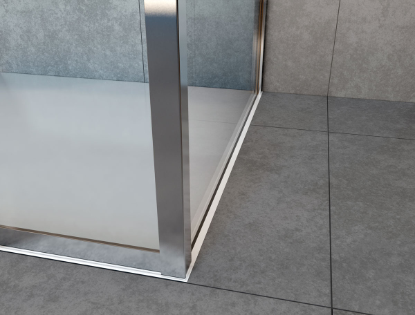 Душевой уголок Vincea Garda VSR-1G21017CH, 1700*1000, хром, стекло шиншилла