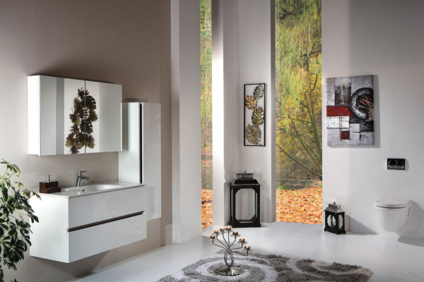 Шкаф-пенал Armadi Art Vallessi белый глянец