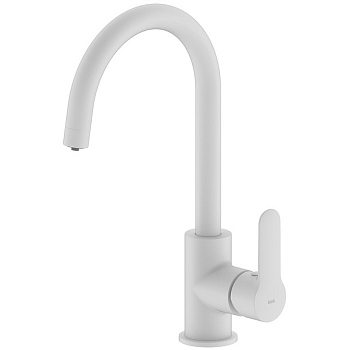 Смеситель для кухни IDDIS Cuba с каналом для фильтрованной воды белый, матовый (CUBWTFJi05)