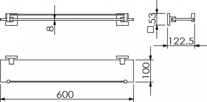 Полка Langberger Ledro 11851A