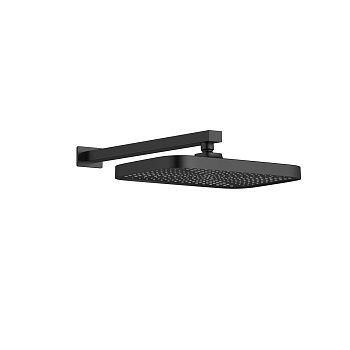 Верхний душ с держателем Vincea VSHD-41CMB, черный