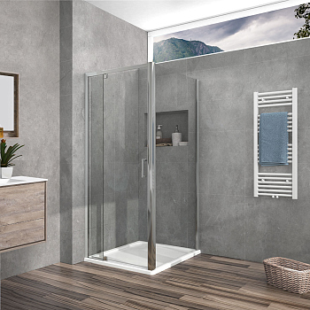 Душевой уголок Vincea Intra VSR-1I901090CL, 900/1000*900, хром, стекло прозрачное