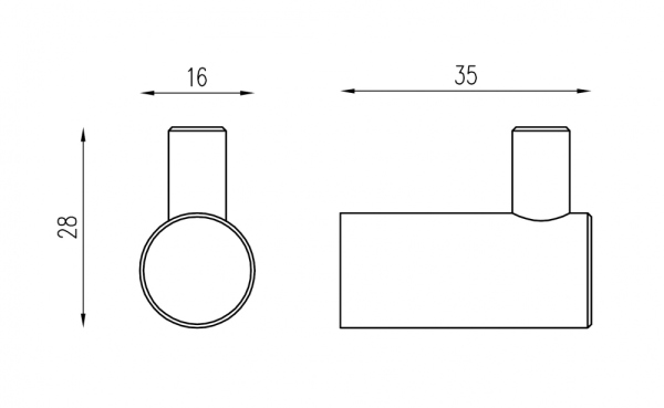 Крючок ABBER Osten 316 AA1851BST сталь брашированная