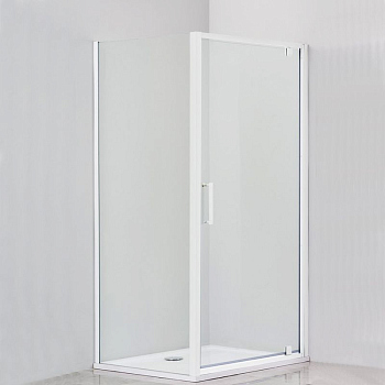 Душевой уголок Cezares Relax AHA-1-80/90-C-Bi стекло прозрачное